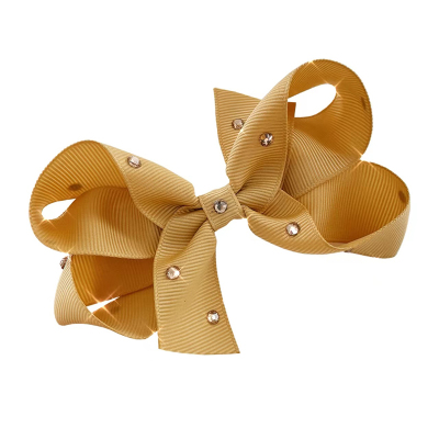 73全色手工烫钻蝴蝶结儿童发饰