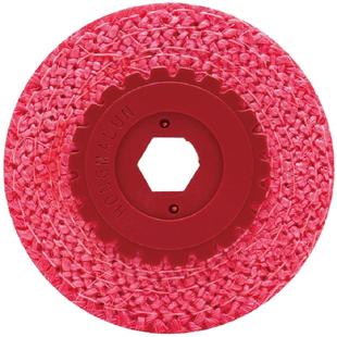 红麻轮不锈钢镜面抛光轮4寸100角磨机打磨片金属抛亮麻布轮紫麻轮