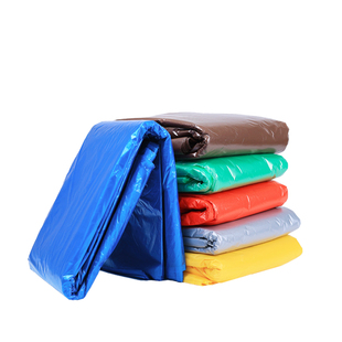 延裕加厚彩色大垃圾袋红黄蓝绿物业环卫6080中号100特大分类包邮