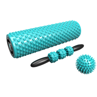 米客泡沫轴支架肌肉放松小腿按摩瑜伽器材腿部滚轮健身狼牙棒滚轴