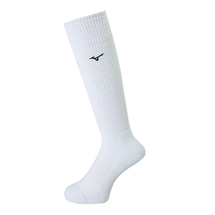 Mizuno/美津浓运动袜长筒网球袜男女棉袜排球训练弹力耐磨长袜子