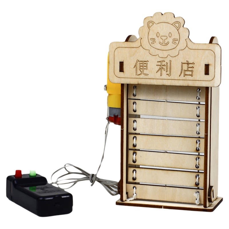 手工DIY遥控卷帘门科技小制作
