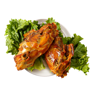 御客来熏烤鸡架烟熏鸡骨架青岛特产即速食免煮下酒菜夜宵鸡肉零食