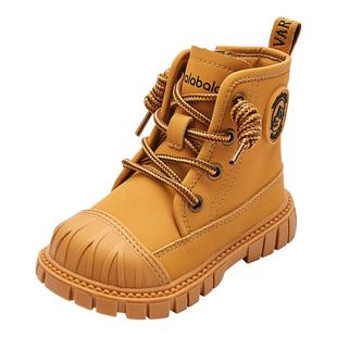 巴拉巴拉童鞋儿童靴子男童女童马丁靴防滑秋冬短靴潮流工装风舒适