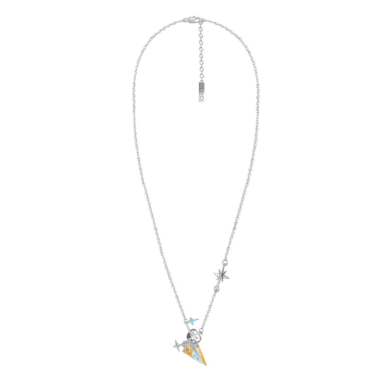 YiMi亦米落日橘子海纸飞机项链女