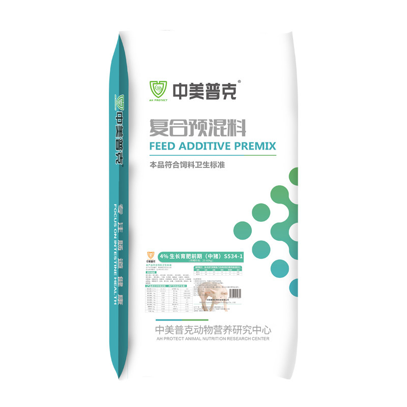 4%中猪育肥复合预混料催肥增重