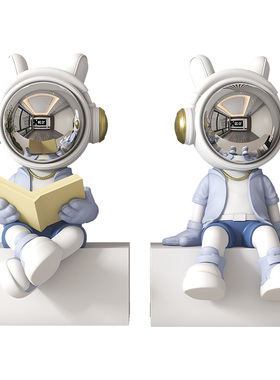 创意宇航员电竞房装饰品摆件