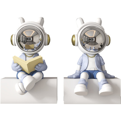 创意宇航员电竞房装饰品摆件