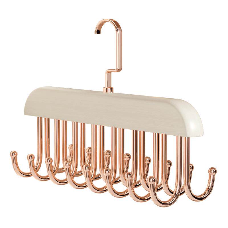 吊带衣架家用宿舍多功能内衣背心收纳神器实木挂钩波浪晾衣架塑料