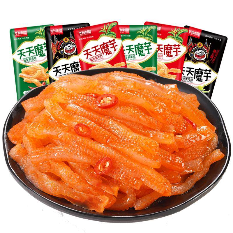 好味屋魔芋素毛肚丝爽散装小包装麻辣解馋零食小吃休闲食品大礼包