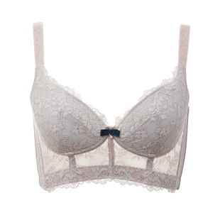 美思内衣聚拢收副乳防下垂调整型大胸矫正外扩文胸女夏薄款无钢圈