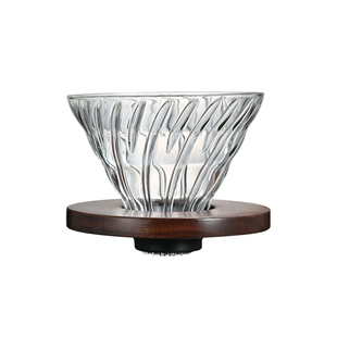 【旗舰店】Hario胡桃木V60手冲咖啡壶套装玻璃滤杯分享壶家用器具