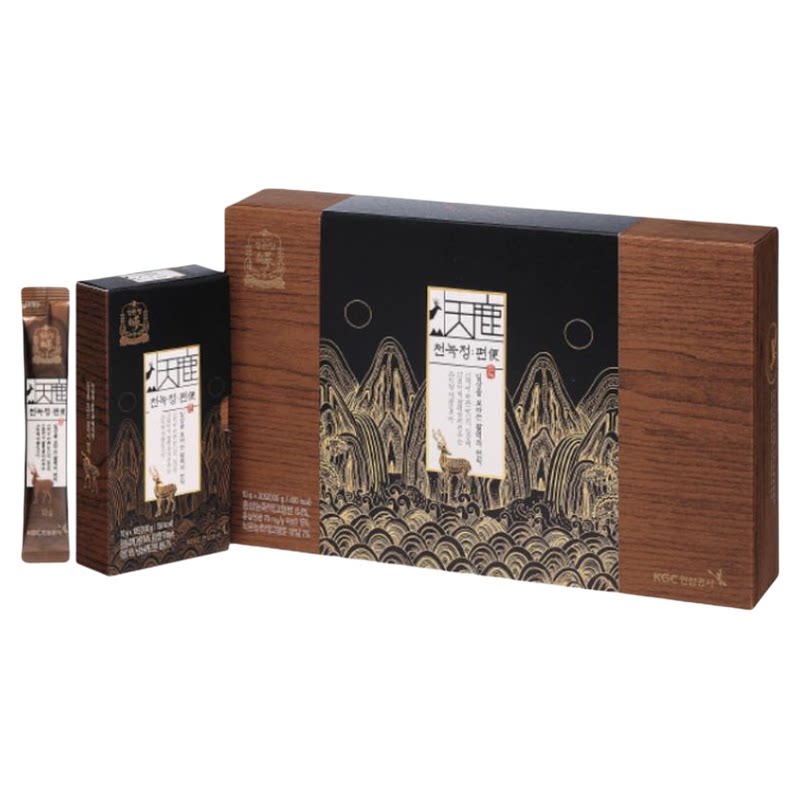正官庄天鹿精便礼盒装10g*30条高丽参鹿茸饮强体魄补元气滋补益肾
