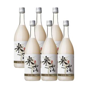 子陵滩桂花味米露750mlx6瓶装米酒 江南风味糯米酿0.5度微醺甜酒
