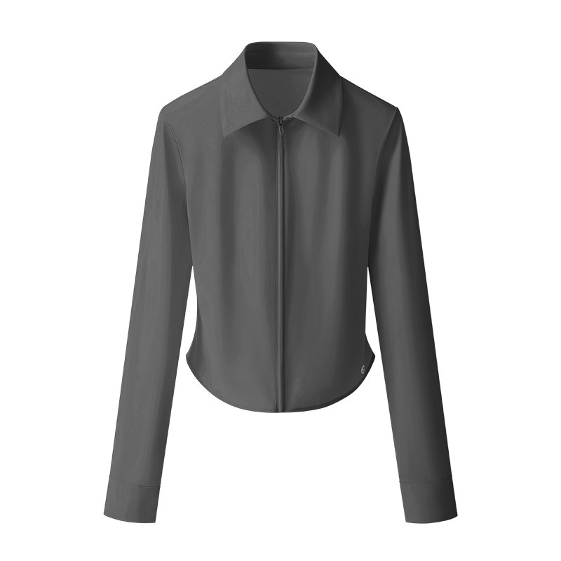 【超值特惠】小野和子防晒衣夏款修身防晒衬衫女轻薄透气外套TK