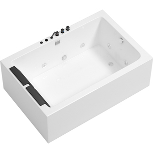 欧凯伦独立式双人浴缸家用成人情侣亚克力冲浪按摩恒温大浴池定制