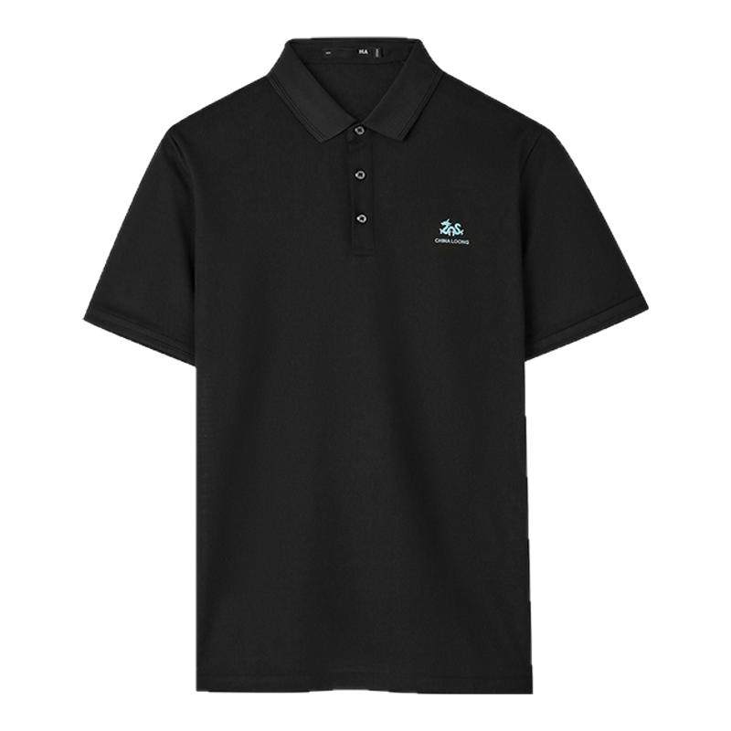HLA/海澜之家翻领短袖POLO衫男爸爸款官方正品25夏新父亲凉感上衣