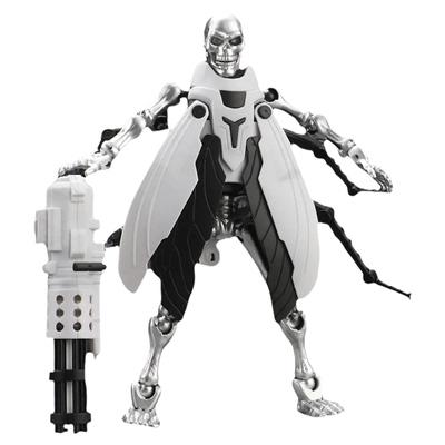 骷髅人可动手办手工DIY拼装积木