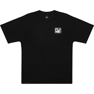 EYE OF STARK x PLUMB 双纱紧密纯棉男士短袖t恤圆领宽松重磅上衣