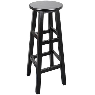 厂家直销实木加固梯凳欧式吧台凳