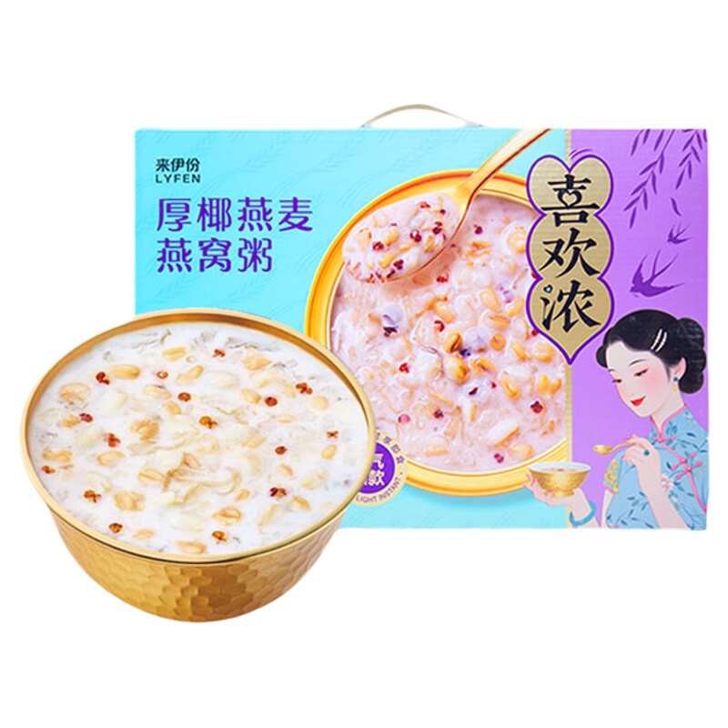 来伊份喜欢浓厚椰燕麦燕窝粥