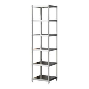 加厚304不锈钢厨房置物架夹缝收纳架落地多层微波炉储物架子家用