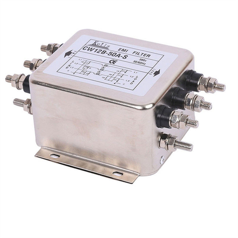 KEILS三相380V交流电源滤波器伺服变频器CW12B-30A40A50A60A-S