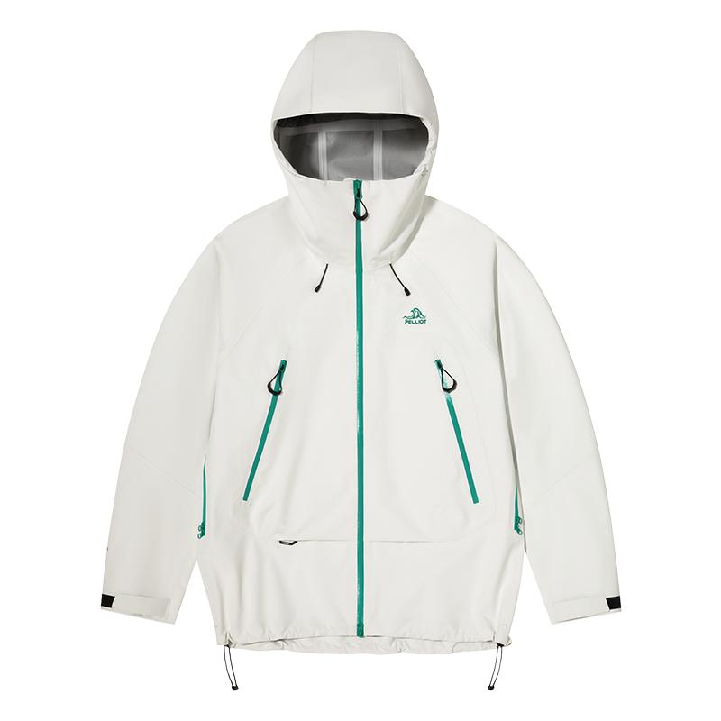 【山壳】伯希和户外硬壳冲锋衣新款防风防暴雨全压胶黄色登山服