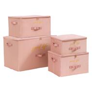 衣服收纳箱布艺拉链密封储物箱大