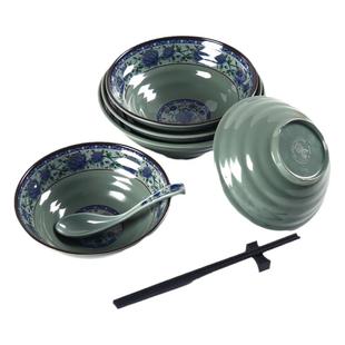 A5青花密胺面碗餐厅商用塑料面条重庆小面拉面米线汤碗面馆专用碗