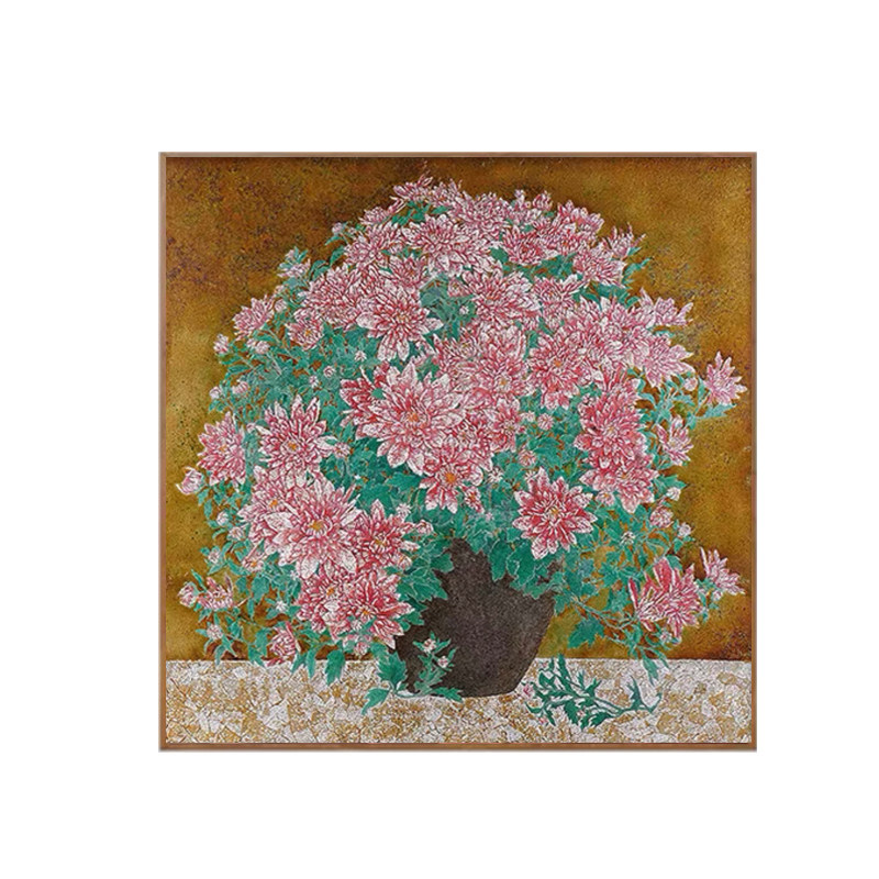 BT|《绣球花》手绘客厅油画限量