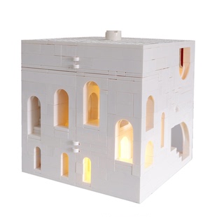 城堡积木变形系列小颗粒积木拼搭可开合治愈解压玩具礼物光之城06