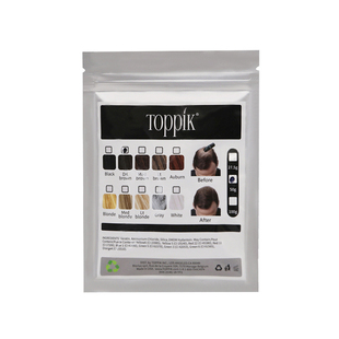 TOPPIK美国顶丰袋装头发纤维粉27.5克50克100克增发蛋白丝密发粉
