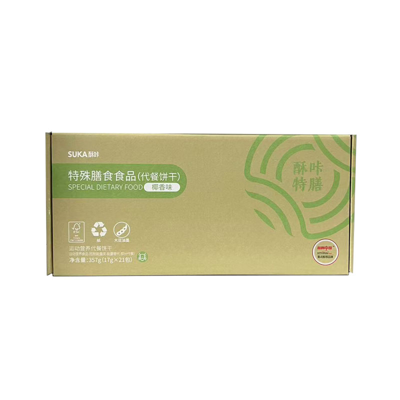 【官方正品】suka酥咔饼干营养代餐饱腹纸脂小纤菇特膳奶昔咖啡液