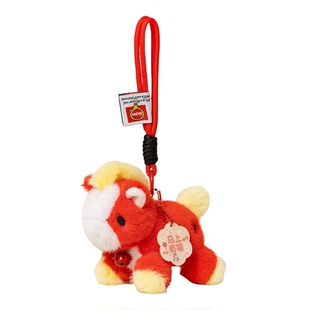 2026马年吉祥物公仔挂件小马毛绒玩具生肖马玩偶娃娃新年活动礼品