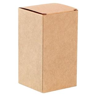 牛卡纸包装盒空白小盒子通用茶叶双开口纸盒空盒牛皮纸礼品盒定制