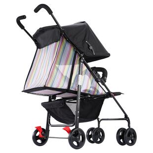 Baist贝思戴婴儿手推车 透气网面夏天可坐可躺超轻便折叠儿童伞车