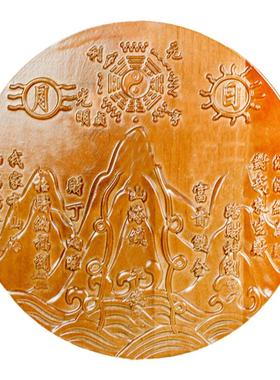 山海镇八卦木雕挂件房屋店铺室内