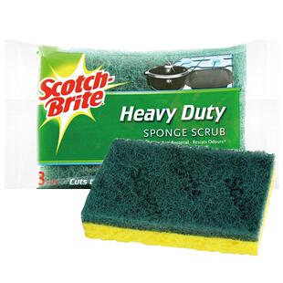 3M思高百洁布天然木浆棉海绵擦丝瓜络洗碗布山姆同款