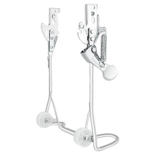 电动自行车脚撑车梯后支架双撑双孔双开通用加粗侧踢停车架电瓶车