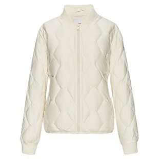 HLA/海澜之家保暖羽绒服25秋冬新款远红外棒球领利落休闲外套女装