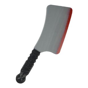 万圣节舞台表演道具菜刀恐怖兵器剧本杀带血镰刀儿童玩具塑料尖刀