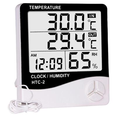 HTC-2电子温湿度计高精度水温计