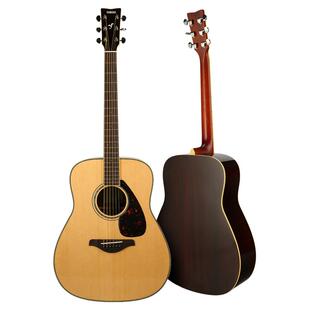 正品雅马哈木吉他官方旗舰店fg830电箱单板民谣初学者男女生FG850