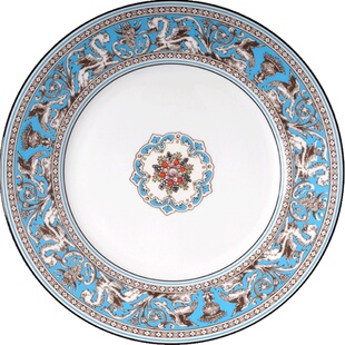 Wedgwood Florentine丝绸之路18/20/23/27cm骨瓷平盘英产家用盘子