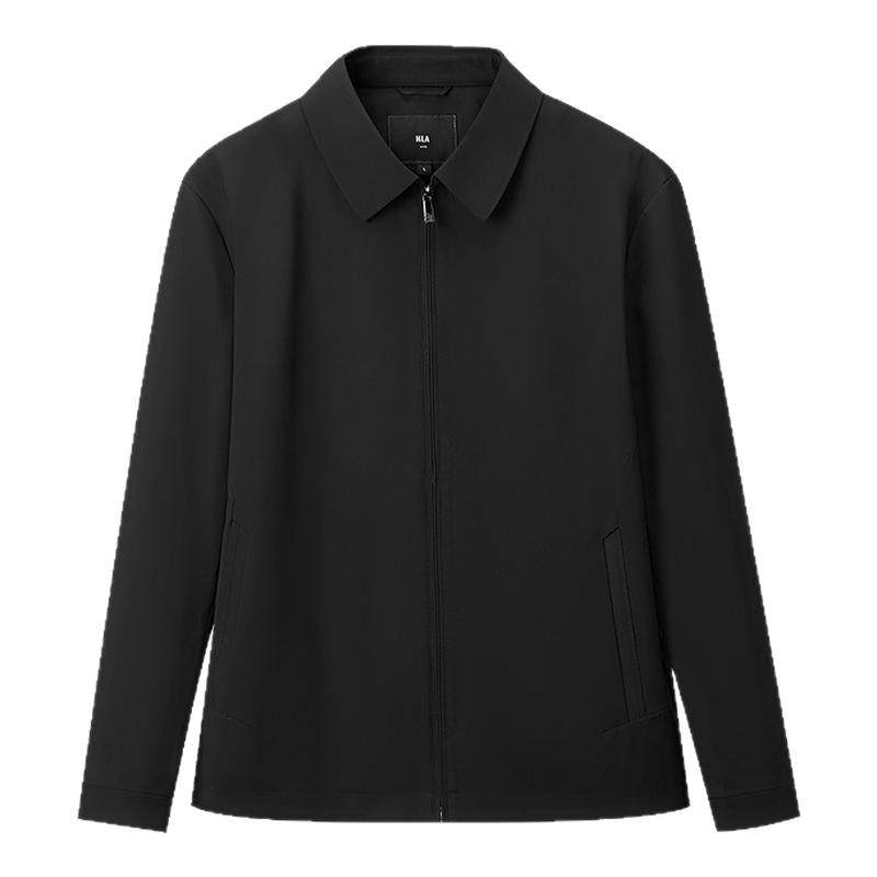 HLA/海澜之家轻商务领昂行政夹克春夏新翻领干练简约干部外套男装