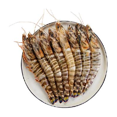 首鲜道特大竹节虾斑节虾海鲜水产