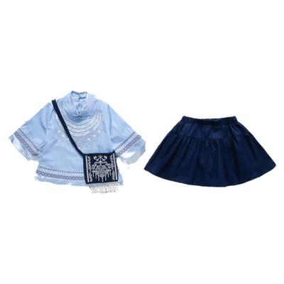 广西三月三壮族服唐装男女童夏季