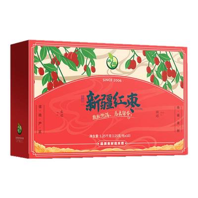 禾煜新疆若羌红枣礼盒1250g