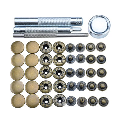 安装工具金属牛仔圆形四合扣